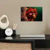 Vrouw - Drankenfruit - Rozen poster papier klein -sfeer1