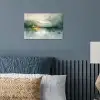 Groen - Modern - Abstract - Goud poster papier klein -sfeer2