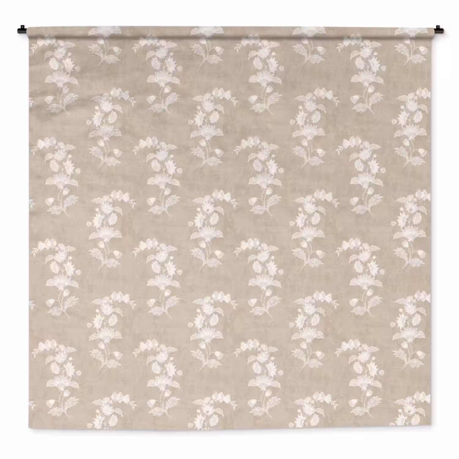 Wandkleed - Motief - Beige - Linnen