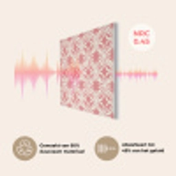 Roze - Bloemenmotief - Wit - Modern PET vilt klein 837 -USP_NL