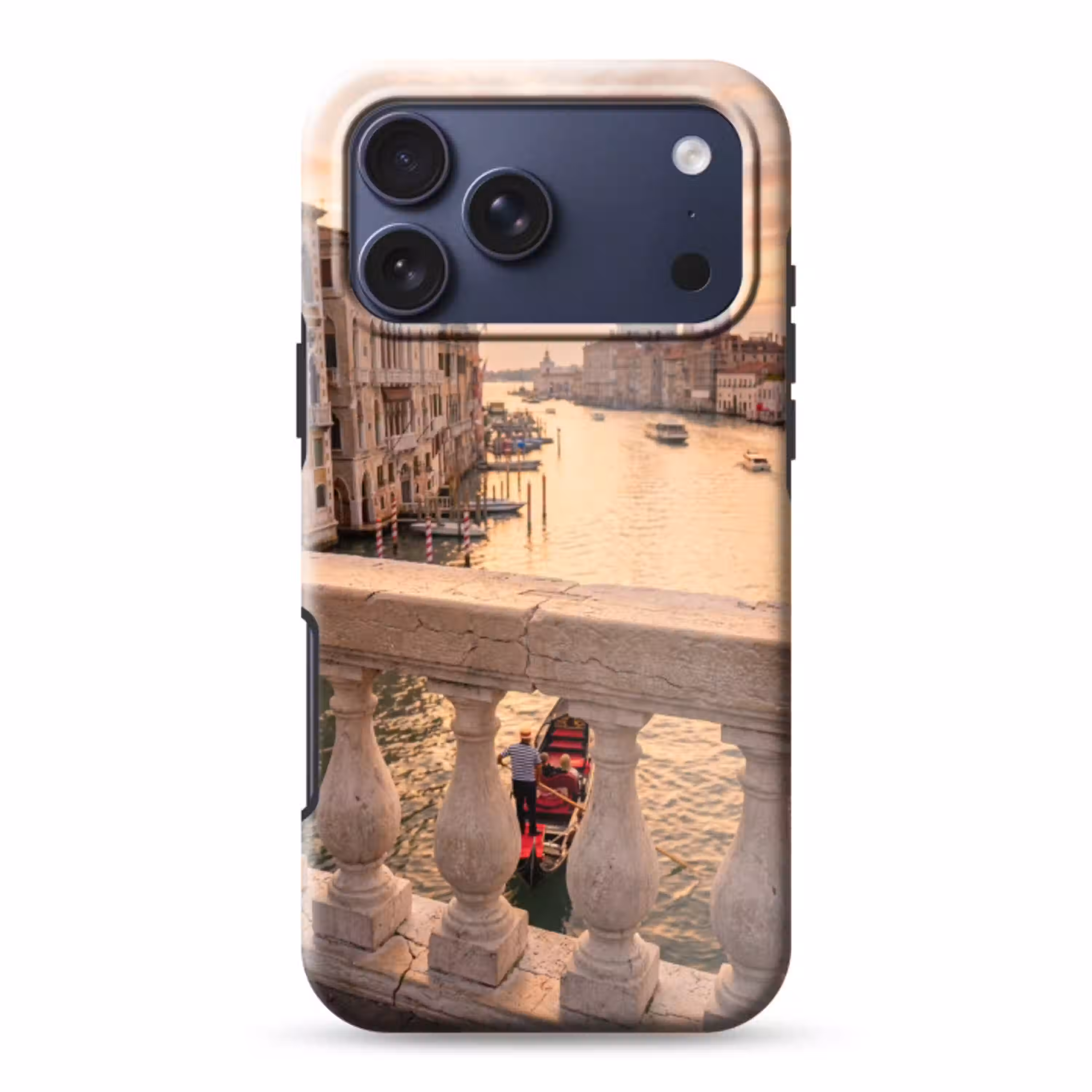 Stad - Venetië - Kanaal - Zonsopgang - Architectuur - Goud Toughcase MagSafe Apple iPhone 17 Pro Max klein -3d