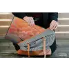 Zee - Boot - Wolken - Oranje laptophoes neopreen klein -tas