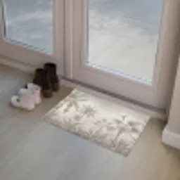 Jungle - Banenboom - Kolibrie - Beige Deurmat klein -sfeer3