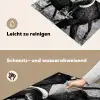 Paard - Sport - Zwart - Wit Inductie beschemer met haakjes klein -ky-schoon-de