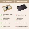 Palmblad - Subtiel - Groen - beige Dienblad Rechthoek middel -USP_VergelijkingNL