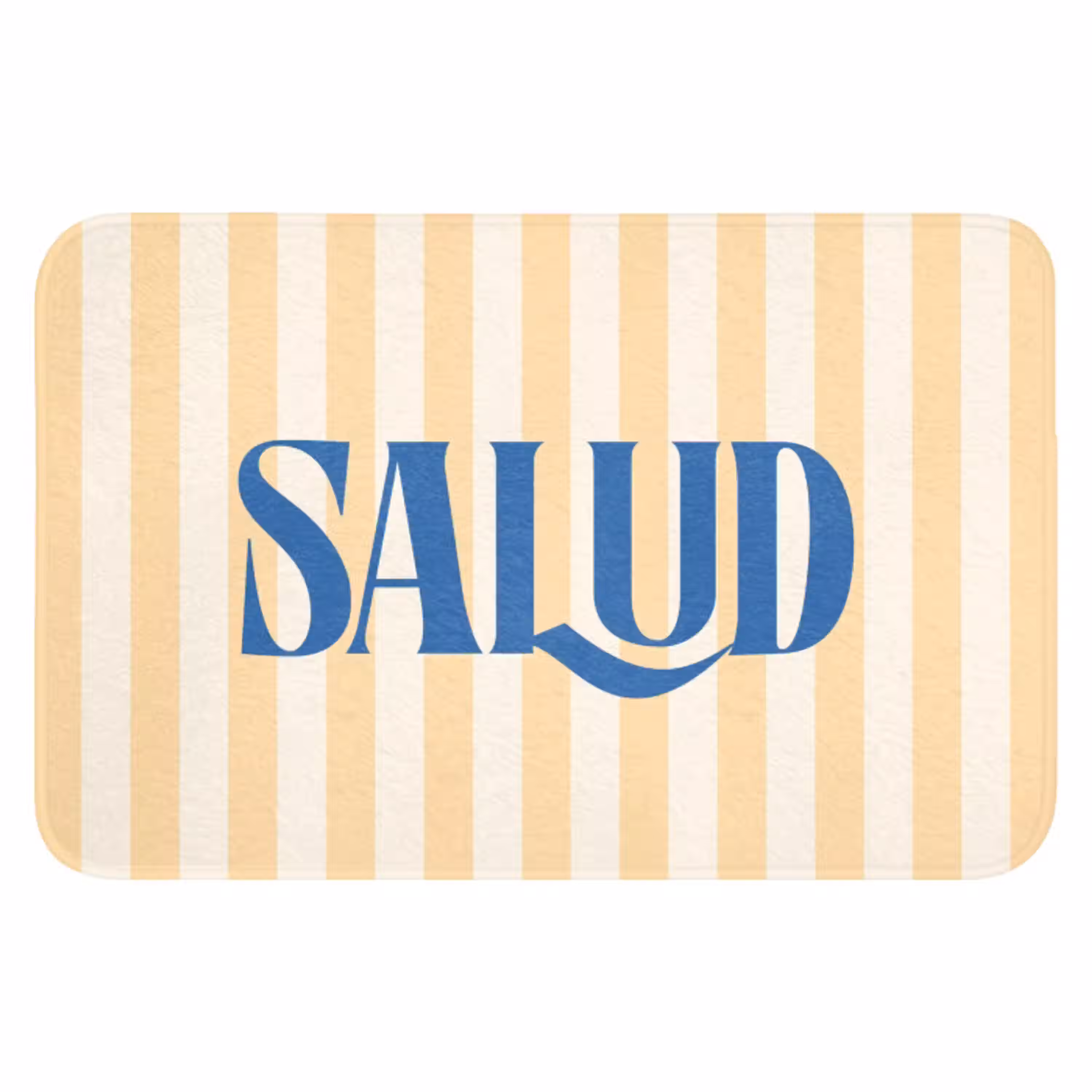 Blauw - Geel - Strepen - Salud WCmat klein -3d