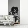 Vrouw - Pasta - Zwart - Wit fotobehang vinyl groot -woonkamer