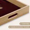 Bordeaux - Sleutelplaat - Hout - Deur Dienblad Rechthoek middel -USP_HandgreepNL