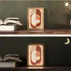 Illustratie - Abstract - Vormen - Rood Light Box met kabel (Tafellamp) klein -sfeer3