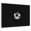 Appel - Metallic - Symmetrisch Textielframe zwart klein -3d