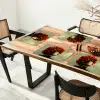 Vrouw - Appels - Rood - Bladeren Placemat vinyl groot -zzsfeer4_Kitchenyeah-website