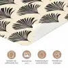 Waaiers - Botanisch - Zwart - Beige deurposter klein 289 -closeup_NL