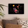 Abstract - Vormen - Lijnen - Kleurrijk canvas 2cm klein -sfeer1