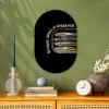 Sardines - Tekst - Vis - Blik Wandcirkel Ovaal Forex klein -sfeer2