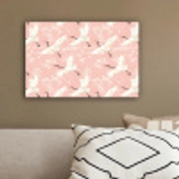 Kraanvogels - Bloesem - Roze canvas 2cm klein 34 -sfeer3