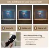 Kwal - Lichtgevend - Tentakels - Blauw Light Box met batterij (Wandlamp) middel -USP_lichtkleurNL