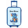 Dinky draakje Kinderkoffer - Blauw klein -zz3dotto