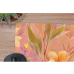 Botanisch - Bloemen - Kleurrijk muismat rubber klein 262 -closeup