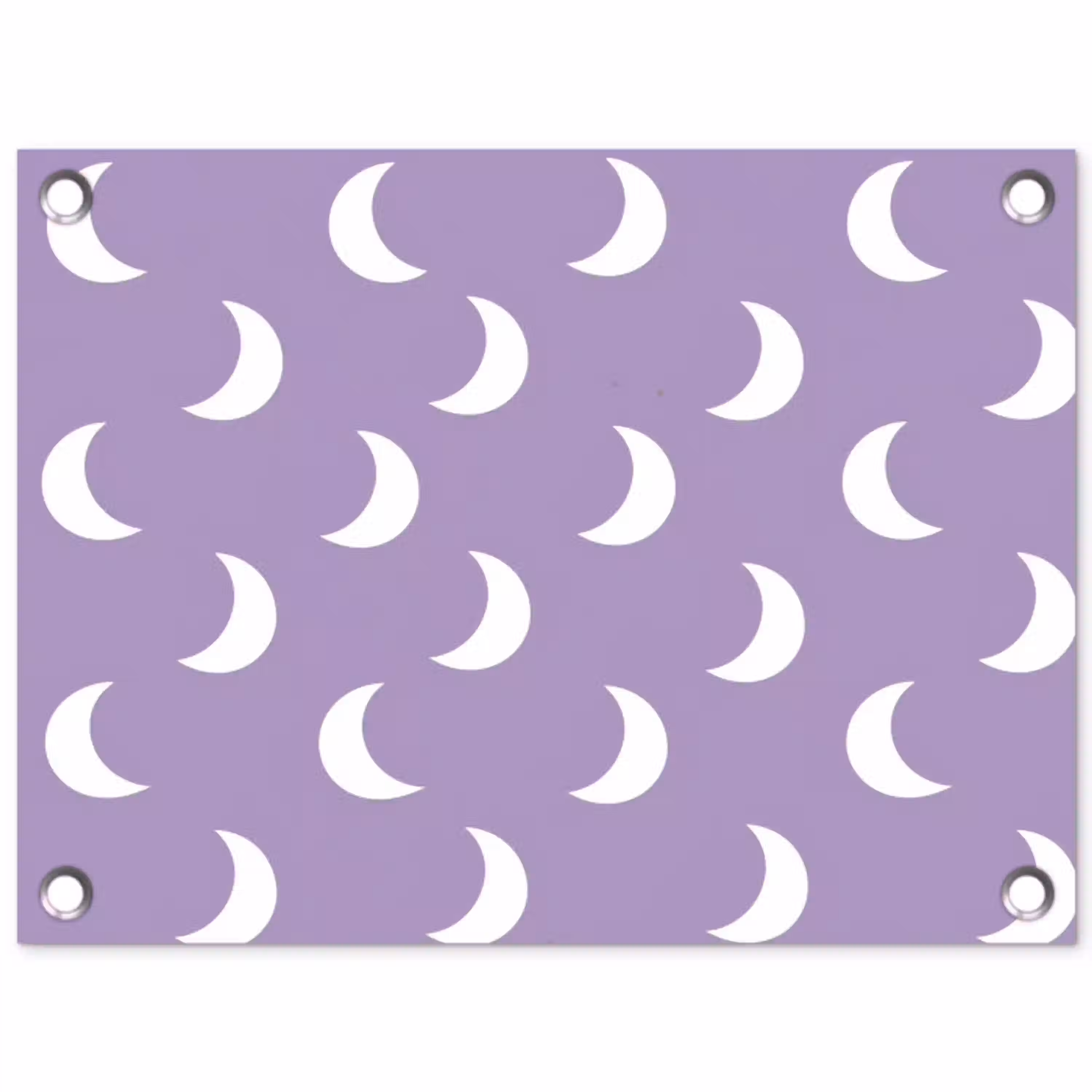 Manen - Patroon - Paars tuinposter los doek klein 239 -3d