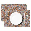 Blauw - Waterverf - Chaos Placemat vinyl groot 368 -zzsfeer2_Kitchenyeah-website