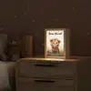 Leeuw - Dieren - Kinderen - Bruin - Meisje Light Box met kabel (Kinderlampje) klein -sfeer1_kind