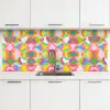 Design - Abstract - Kleuren - Retro keuken achterwand 2 middel 871 -3d
