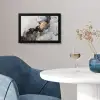 Zwart - Marmer - Luxe - Goud fotolijst zwart zonder passe partout klein -sfeer4