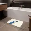Illustratie - Blauw - Vogel Badmat klein -sfeer3
