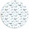 Oceaan - Walvis - Orka - Blauw Wandcirkel plexiglas klein 852 -3d