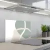 Minimalisme - Pastel - Design keuken achterwand spatscherm klein -3d_schuin