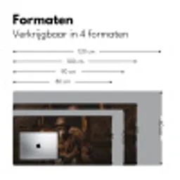 Chimpansee - Stoel - Pak - Bruin Muismat XXL klein -sfeer5