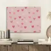 Hartjes - Patroon - Roze - Eenvoudig PET vilt klein -sfeer1
