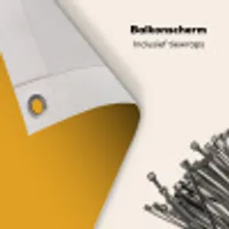 Okergeel - Herfst - Interieur Balkonbeschermer Duitsland klein 596 -closeup_NL