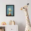 Eend - Koksmuts - Cute - Vogel fotolijst zwart zonder passe partout klein -usfeer4_kinderkamer