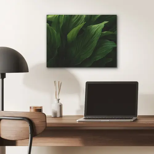 Bladeren - Schaduw - Groen - Textuur PET vilt klein -sfeer5