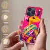Hagedis - Bloemen - Roze - Kimono Telefoonhoesje iPhone 17 Pro klein -sfeer3_NL