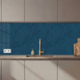 Abstract - Patroon - Donkerblauw - Elegant keuken achterwand 2 middel 871 zz_3dshopping