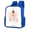 Ballerina fee in roze Kinderrugzak - Blauw middel -schuin