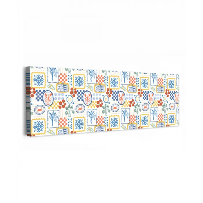 Zee - Sfeer - Tomaat -  Mozaïek canvas 2cm klein 828 -z3d