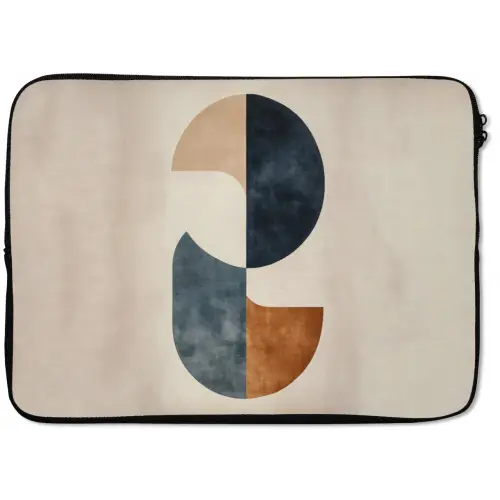 Cirkels - Abstract - Kleurrijk laptophoes neopreen klein -zkaufland3dotto