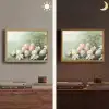 Paaseieren - Pasteltinten - Bloemen Light Box met batterij (Wandlamp) middel -sfeer3