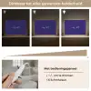 Why not - Blauw - Handgeschreven Light Box met kabel (Tafellamp) klein -USP_dimbaarNL