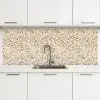 Luipaard - Klassiek - Beige keuken achterwand 2 middel 871 -3d