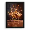 Appel - Taart - Warm - Eten fotolijst zwart zonder passe partout klein -3d