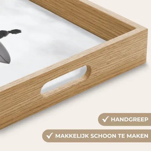 Surfer - Rots - Oceaan - Golven Dienblad Rechthoek middel -USP_HandgreepNL