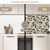 Botanisch - Goud - Zwart keuken achterwand 2 middel 871 -voor-na2_NL
