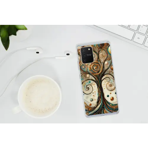 Levensboom - Boom - Abstract - Modern Telefoonhoesje Samsung Galaxy S10 Lite klein -oordopS10Lite