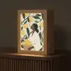 Vrouw - Mand - Citroenen - Bladeren Light Box met kabel (Tafellamp) klein -z3d_website