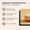 Donut - Romig - Poedersuiker - Beige Inductie beschermer vinyl 3mm middel -zzzzzzusp-haakje_NL