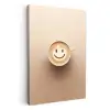 Koffie - Melkschuim - Lach - Beige KitchenYeah - Keuken - Canvas klein -3d